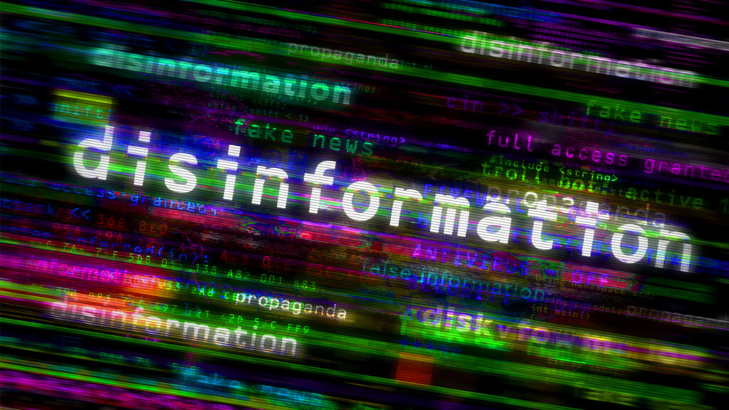 A graphic representation of disinformation (iStock image).