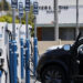 Electric vehicles charging (Carlin Stiehl/Los Angeles Times via Getty Images)