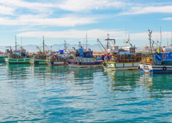 Fishing boats on Kalk Bay Harbor in South Africa (iStock image)