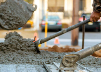 Portland cement, widely used for concrete, is responsible for about 8% of global greenhouse gas emissions. (Photovs/iStock/Getty Images Plus)