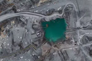 The open-pit Cobre Panama copper mine in Donoso, Panama. (AP Photo/Matias Delacroix)
