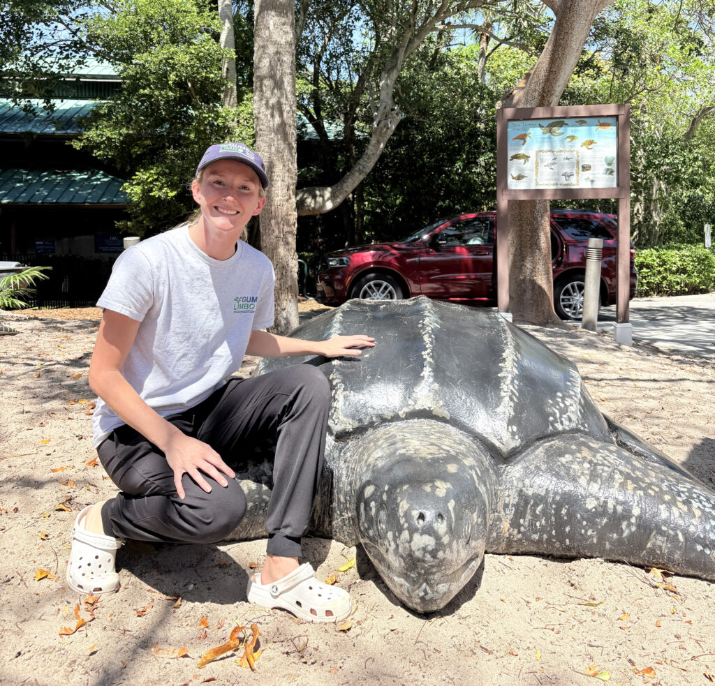 Jessica Trease is a marine turtle specialist with at Gumbo Limbo Nature Center’s sea turtle conservation team. (Casey Gentile photo)