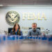 Former Secretary of Homeland Security Kristi Noem participates in a briefing at the Federal Emergency Management Agency headquarters in Washington, D.C., on Jan. 25. (DHS photo by Tia Dufour, Public domain, via Wikimedia Commons)