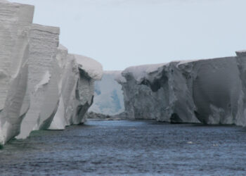 The Ross Ice Shelf (Lin Padgham, CC BY 2.0, via Wikimedia Commons)