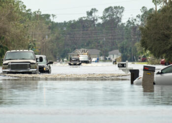 A flooded Florida street following a hurricane (iStock image)