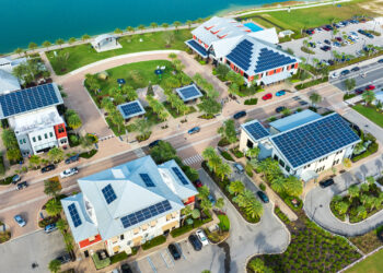 Solar panels on rooftops in Babcock Ranch, a community in Southwest Florida thnat bills itself as America's first solar-powered town. (iStock image)