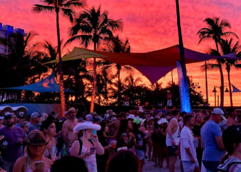 The Tortuga Music Festival at sunset (iStock image)