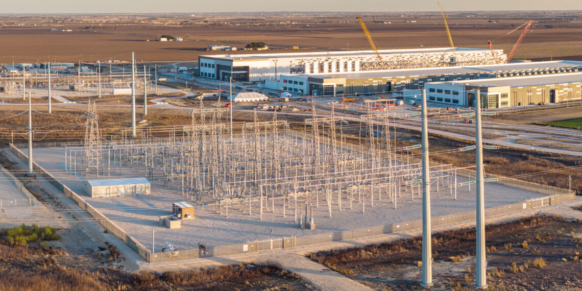 Electrical infrastructure for a data center being built in Texas (iStock image)