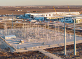 Electrical infrastructure for a data center being built in Texas (iStock image)