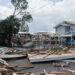 Destruction caused by Hurricane Helene in Keaton Beach (Staff Sgt. Jacob Hancock/U.S. Air National Guard, via Defense Visual Information Distribution Service)