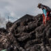Workers prepare to burn imported plastic waste at a dump in East Java, Indonesia, in 2018. (Ulet Ifansasti/Getty Images)