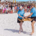 The Gulfarium CARE Center team conducts a public turtle release on April 22 at Topsail Hill Preserve State Park in Santa Rosa Beach, Fla. (Credit: Gulfarium CARE Center)